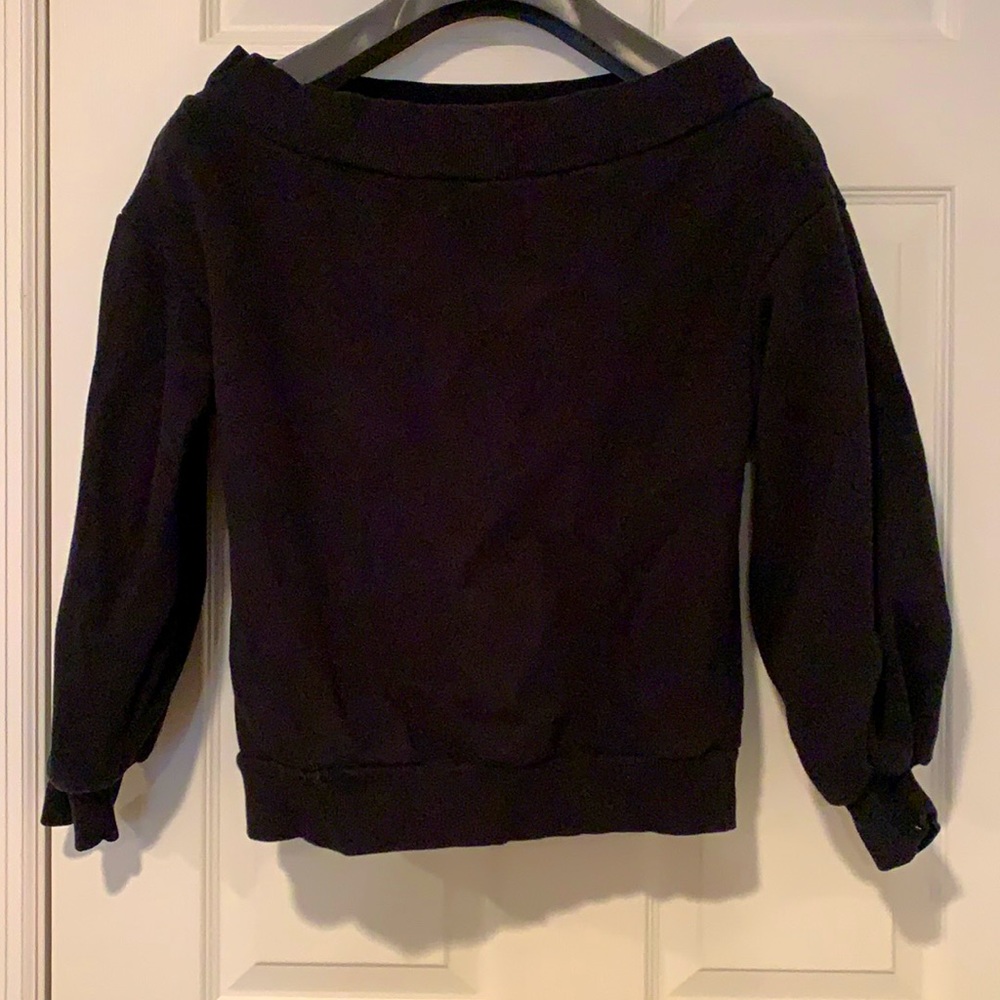 Simple Off Shoulder Sweater